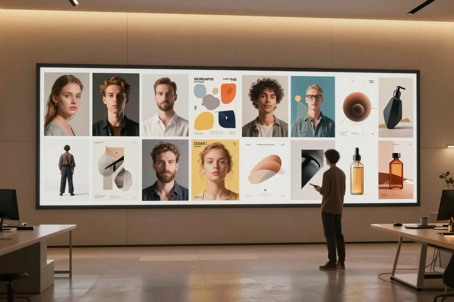 AI image generation in 2026 — creative studio with diverse outputs