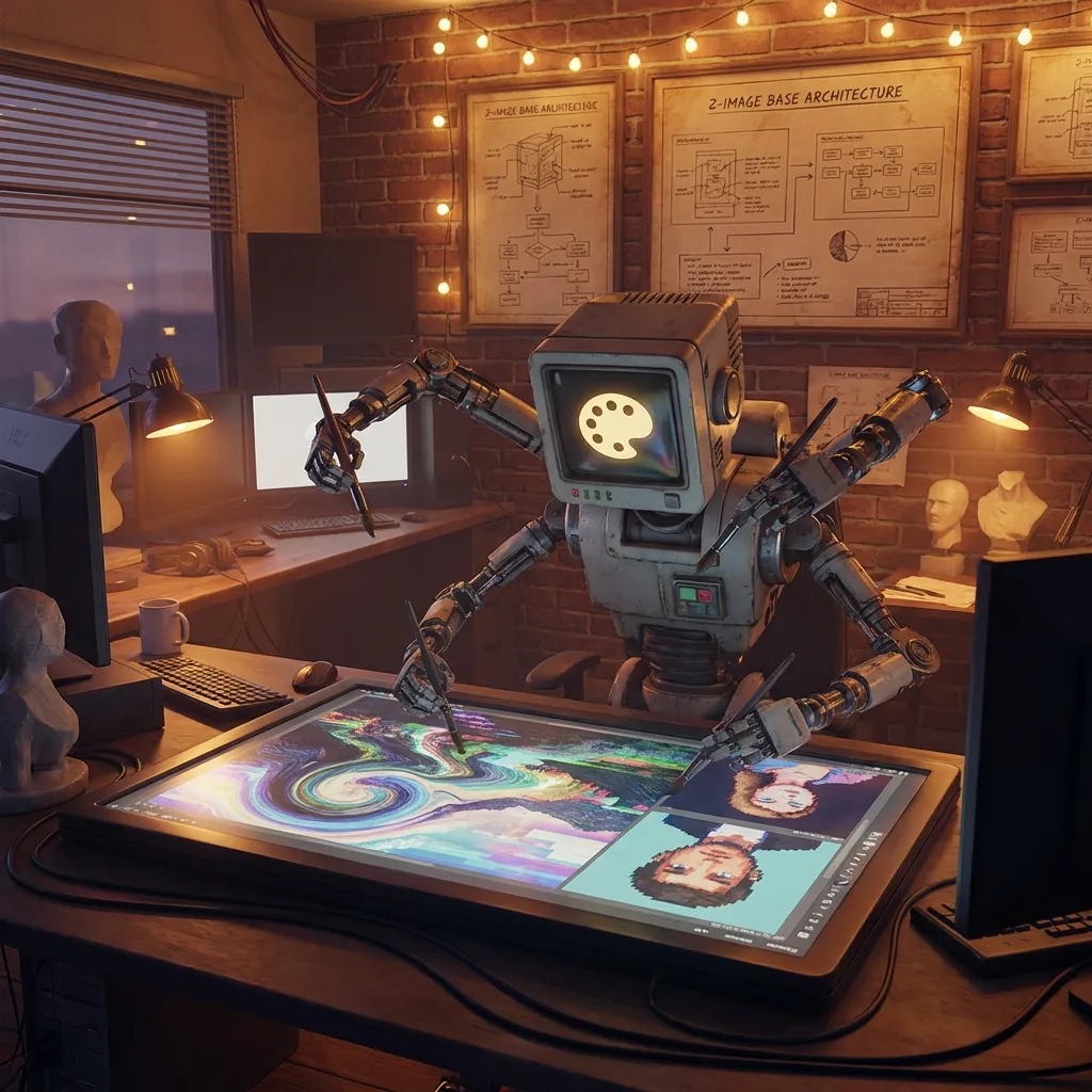 AI Art Studio Fine-tuning Concept