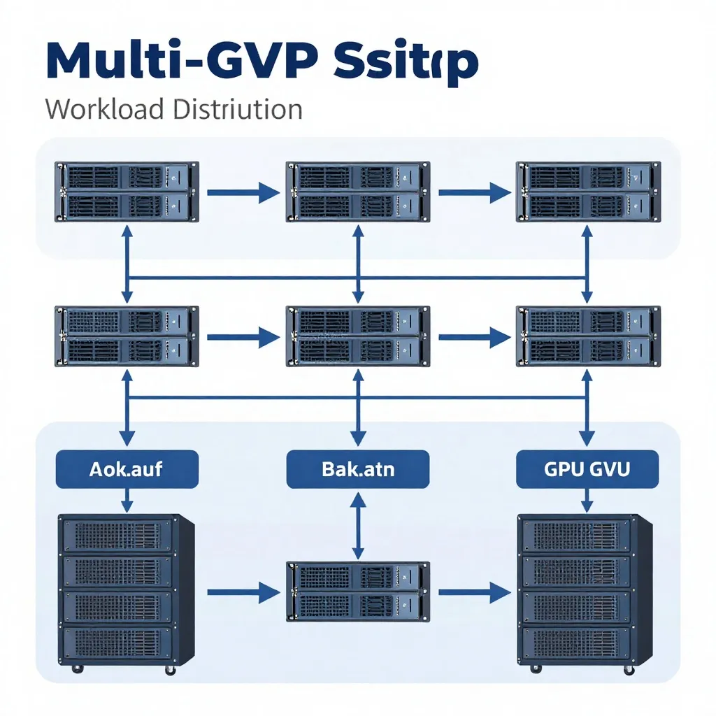 Multi-GPU setup architecture diagram