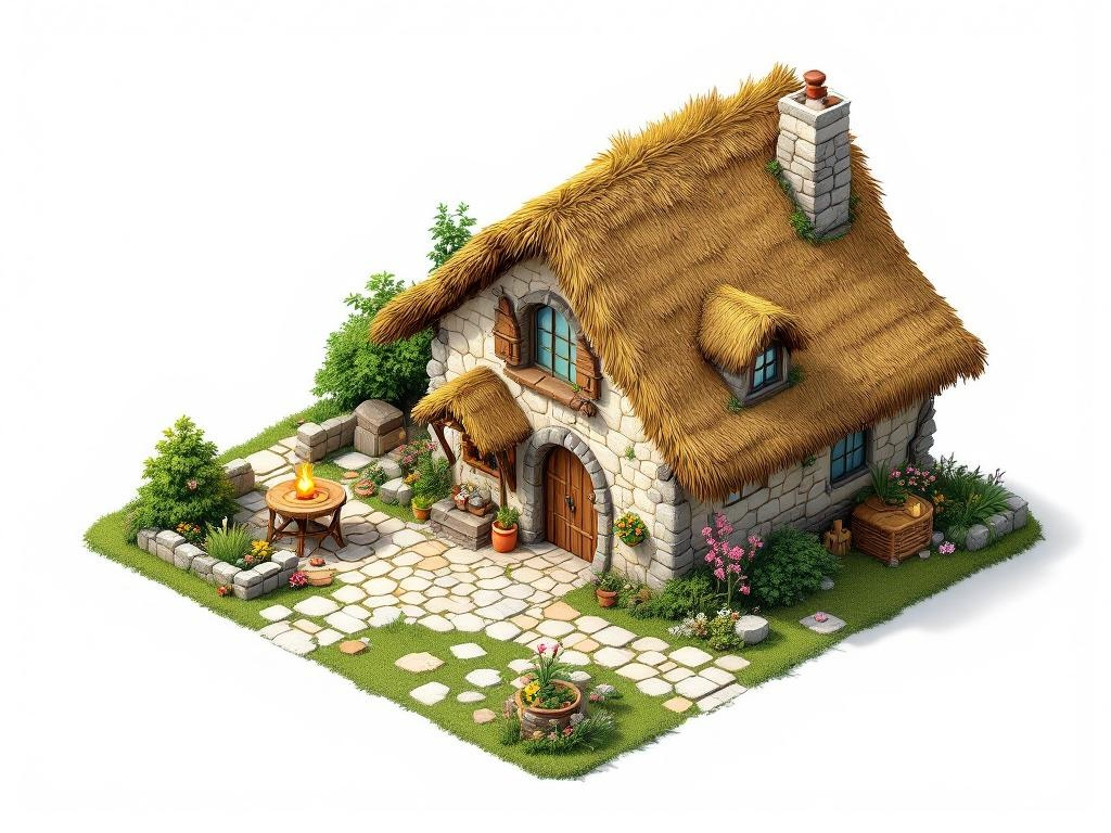 Isometric Fantasy Cottage