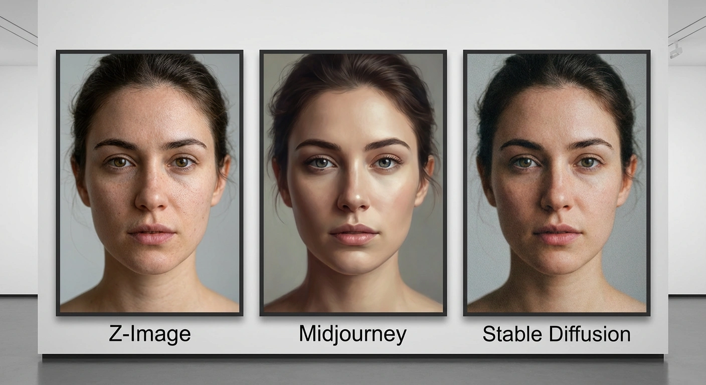 z-image vs Midjourney vs SD3
