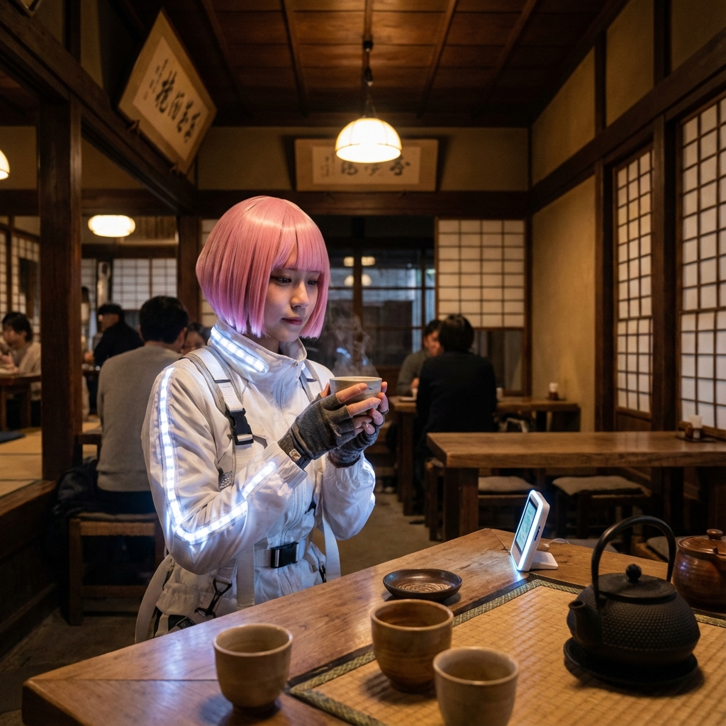 Tea Shop Scene